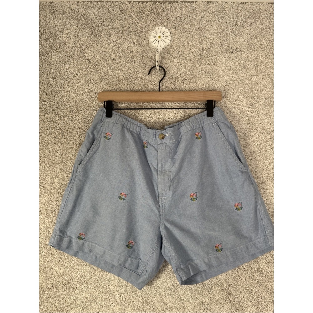 Polo Ralph Lauren Men's Classic Fit 5" Flamingo‎ Oxford Prepster Short